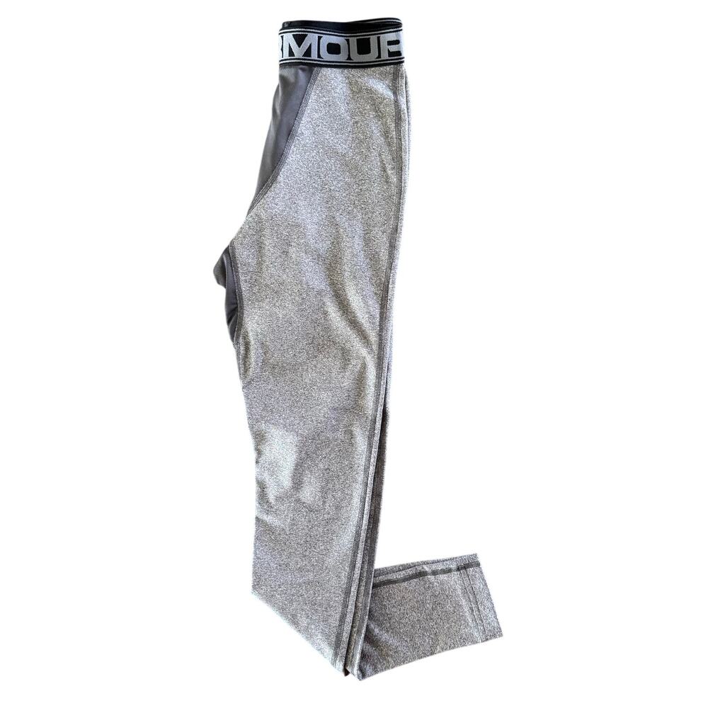 Under Armour Small Gray Heather Compression Leggings Athletic